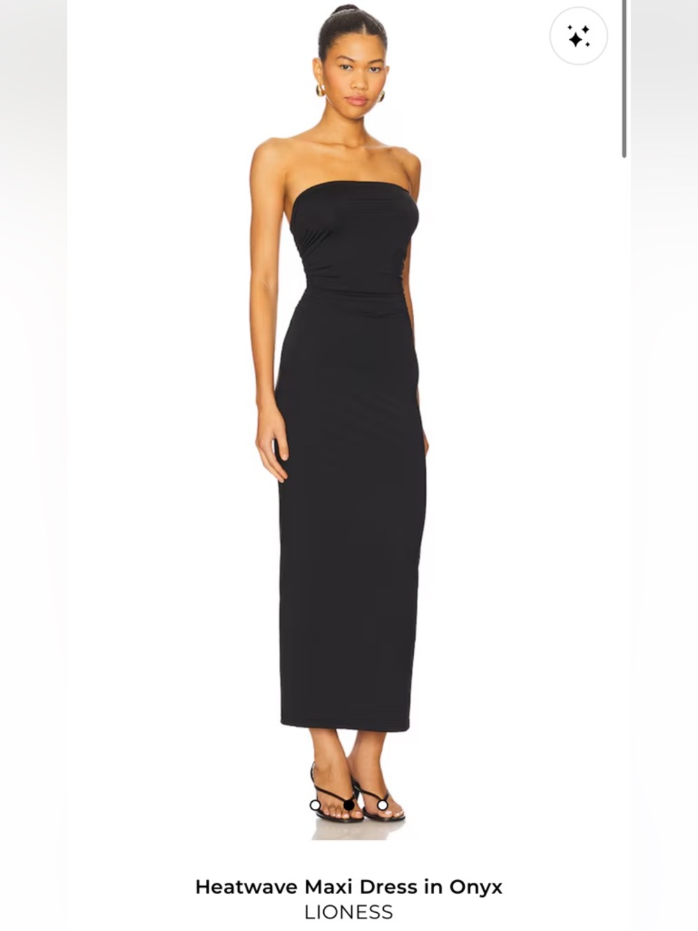 Lioness Heatwave maxi dress in Onyx